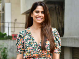 Photos: Saie Tamhankar spotted outside Kumar Taurani’s office