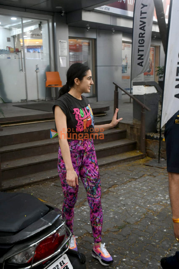 Photos: Sara Ali Khan snapped outside the gym
