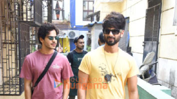 Photos: Shahid Kapoor and Ishaan Khatter snapped in Bandra