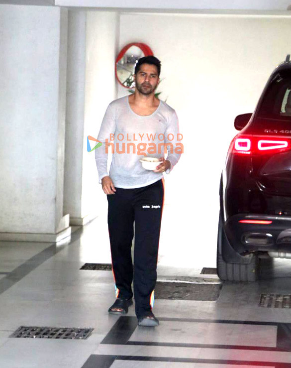 Photos: Varun Dhawan snapped at Karan Johar’s residence