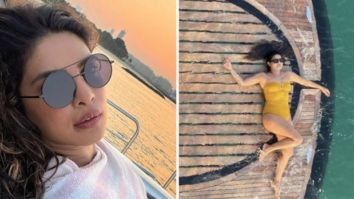 Priyanka Chopra gives a glimpse of her ideal weekend in a yellow swimsuit; includes jet skiing, sipping wine, and sunbathing in the Dubai
