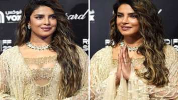 Priyanka Chopra looks like a glamorous queen in a dazzling beige gown as she attends the Red Sea International Film Festival in Saudi Arabia