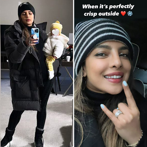 Priyanka Chopra, Nick Jonas and daughter Malti Marie Chopra Jonas enjoy the Christmas fever in New Jersey; see pics