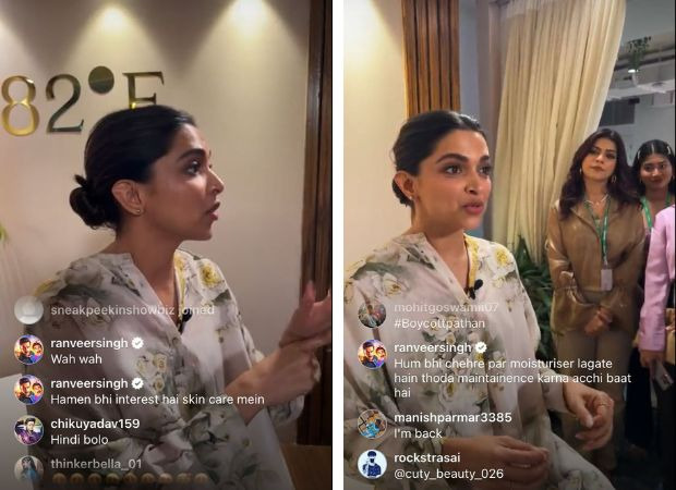 Ranveer Singh spams Deepika Padukone’s live session; makes a cheesy request