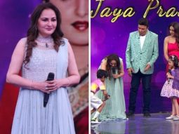 Sa Re Ga Ma Pa Li’l Champs: Veteran actress Jaya Prada touches a contestant’s feet