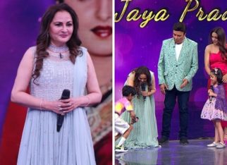 Sa Re Ga Ma Pa Li’l Champs: Veteran actress Jaya Prada touches a contestant’s feet