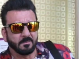 Sanjay Dutt looks dashing in a flowery shirt at the airport