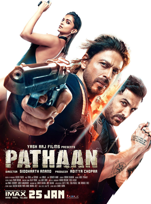 Shah Rukh Khan Gears Up For Pathaan With New Thrilling Poster Featuring ...