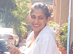 Shenaz Treasurywala and Kubbra Sait greet paps outside gym