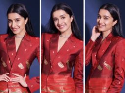 Shraddha Kapoor exudes elegance and glamour in red paithani pantsuit