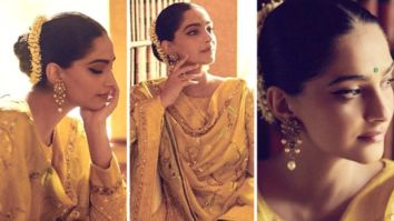 Sonam Kapoor Ahuja looks like a ray of sunshine in yellow Anarkali by Gaurang Shah