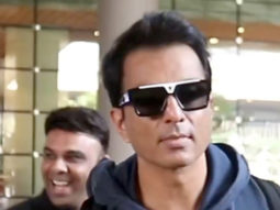 Sonu Sood looks dapper as always in blue hoodie