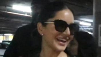 Sunny Leone gets clicked at the airport with her adorable family