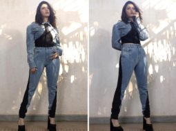Tamannaah Bhatia gives the denim on denim trend a whimsical spin in an ensemble worth Rs. 1.17 lakh