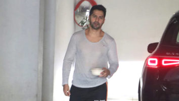 Varun Dhawan gets snapped in comfy outfit as she poses for paps