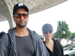 Vicky Kaushal and Katrina Kaif get clicked together at the airport