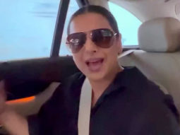 Vidya Balan jams to ‘Atta majhi satakli’ in Mumbai traffic