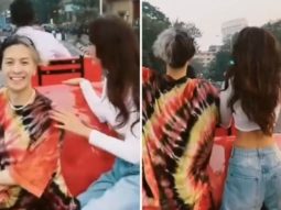After Lollapalooza India 2023, popstar Jackson Wang rides Victoria carriage while exploring the streets of Mumbai with Disha Patani, watch videos