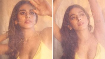 Alaya F is chasing the sun in buttercup ruffle mini dress worth Rs.16K in her latest pictures