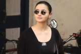 Alia Bhatt gets clicked at the dubbing studio in oversized black outfit