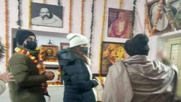 Anushka Sharma and Virat Kohli visit Vrindavan, offer prayers at Neem Karoli Baba ashram, see photos