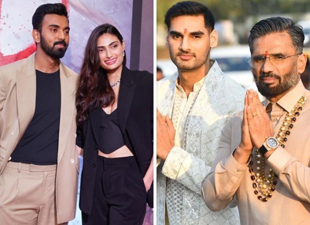 Athiya Shetty ties the knot with K L Rahul in Khandala; brother Ahan Shetty and father Suniel Shetty distribute sweets to the media