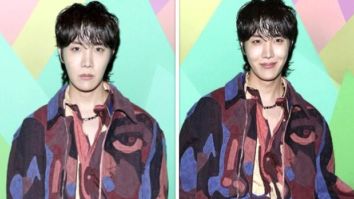 BTS J-hope wore a vibrant camouflage outfit that is fun and eye-catching at the Louis Vuitton Men’s Show at Paris Fashion Week
