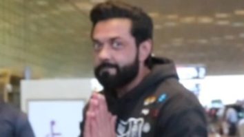 Bobby Deol poses for fans & paps at the airport