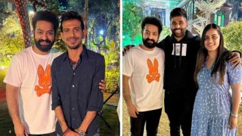 RRR star Jr. NTR meets cricketers Yuzvendra Chahal and Surya Kumar, the two can’t stop gushing over their fan moment; see pictures
