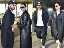 Deepika Padukone and Ranveer Singh appear to be truly in love as they were spotted together at the airport in coordinating attire