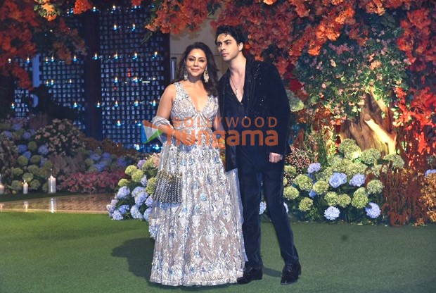 Gauri Khan and son Aryan Khan make a flamboyant appearance at Anant Ambani & Radhika Merchant’s engagement party