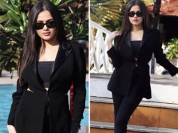 Jannat Zubair gives business chic vibes in black pantsuit