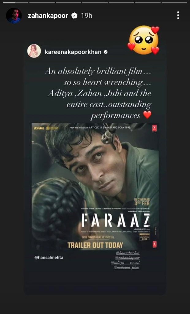 Alia Bhatt, Kareena Kapoor Khan and Neetu Kapoor are all praises for Zahan Kapoor starrer Faraaz