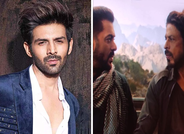 Kartik Aaryan reviews Pathaan; shares photo of Shah Rukh Khan – Salman Khan’s action sequence: ‘Magic of movies’ 
