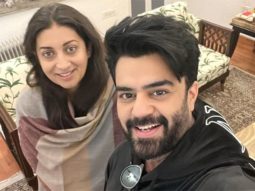 Maniesh Paul shares a selfie with Smriti Irani; says, “When Abhineta met Neta”