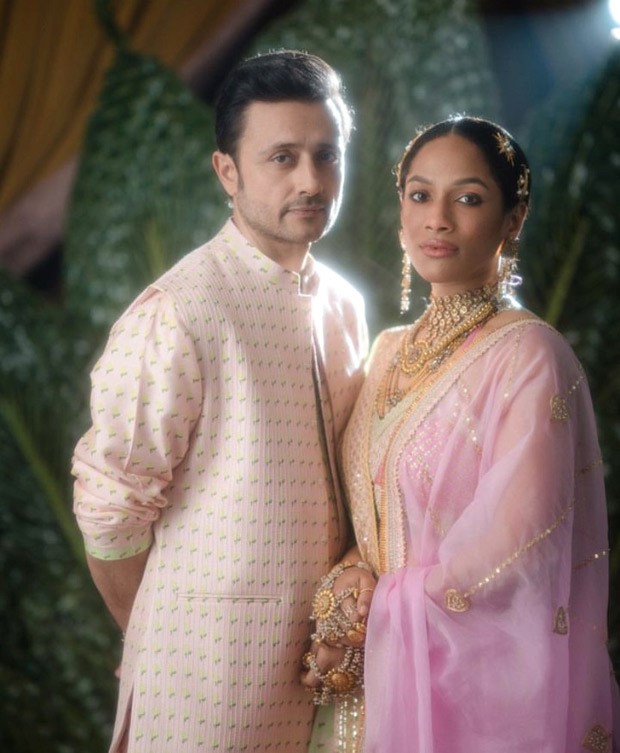 Masaba Gupta ties the knot with actor Satyadeep Misra in an intimate ceremony wearing her own designer label