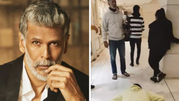 Milind Soman makes paps do twenty push ups; watch video