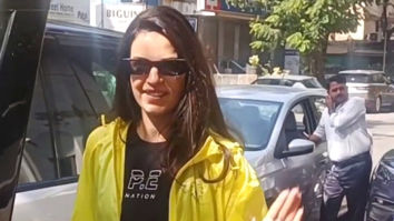 Natasa Stankovic poses for paps as she gets clicked in the city