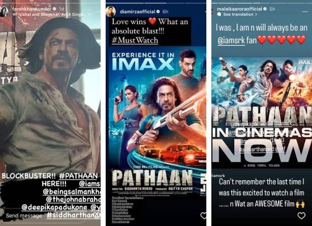 Pathaan celeb review: Rajkummar Rao, Malaika Arora, Raveena Tandon and others heap praises on Shah Rukh Khan starrer