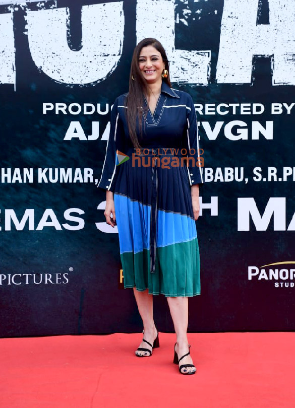photos ajay devgn tabu and bhushan kumar grace the second teaser launch of bholaa 4