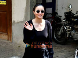 Photos: Alia Bhatt snapped outside a dubbing studio in Bandra