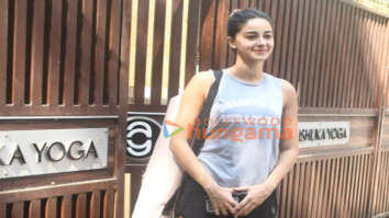 Photos: Ananya Panday spotted at Anshuka Yoga in Bandra