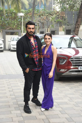 Photos: Arjun Kapoor, Radhika Madan and Aasmaan Bhardwaj snapped promoting their film Kuttey