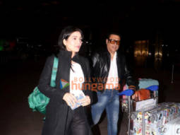 Photos: Govinda and Tina Ahuja snapped at the airport