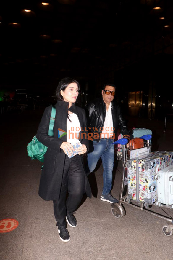 Photos: Govinda and Tina Ahuja snapped at the airport | Parties & Events