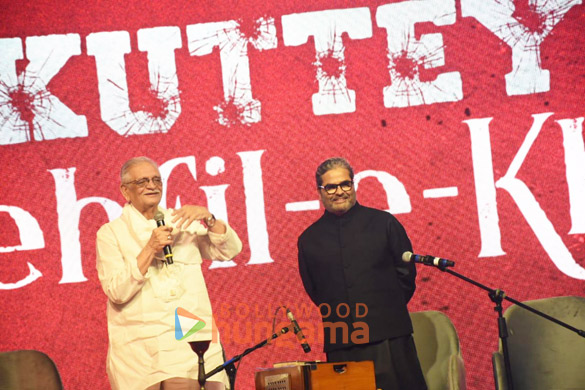 Photos: Gulzar, Vishal Bhardwaj and others snapped at Kuttey’s Mehfil-e-Khaas | Parties & Events