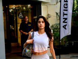 Photos: Janhvi Kapoor spotted outside the gym