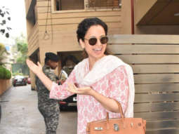 Photos: Kangana Ranaut snapped outside a clinic in Khar
