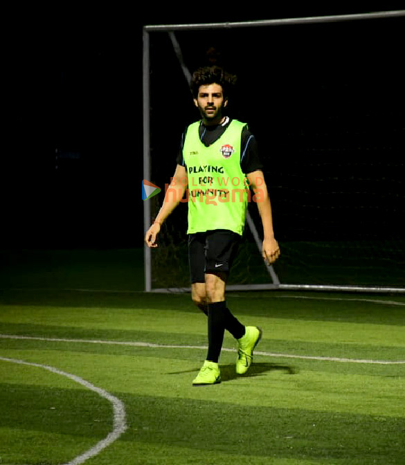 Photos: Kartik Aaryan snapped during a football match in Juhu Photos: Kartik Aaryan snapped during a football match in Juhu