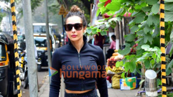 Photos: Malaika Arora snapped outside Diva Yoga in Bandra